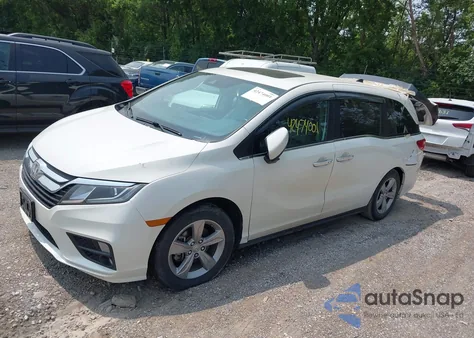 2018 Honda Odyssey Ex-L z USA, uszkodzony, nr VIN 5FNRL6H77JB032823